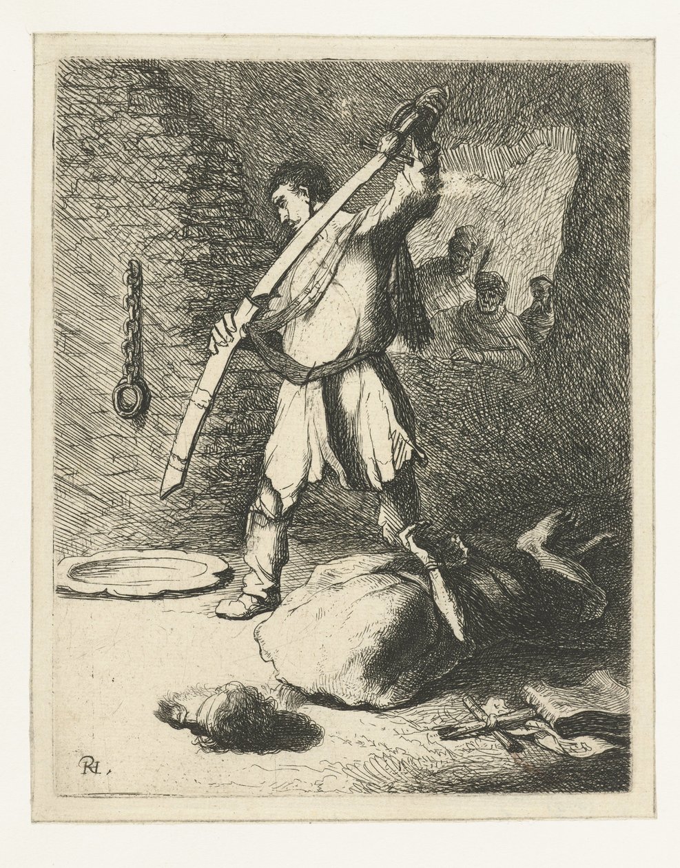 La decapitazione di San Giovanni Battista da Rembrandt van Rijn