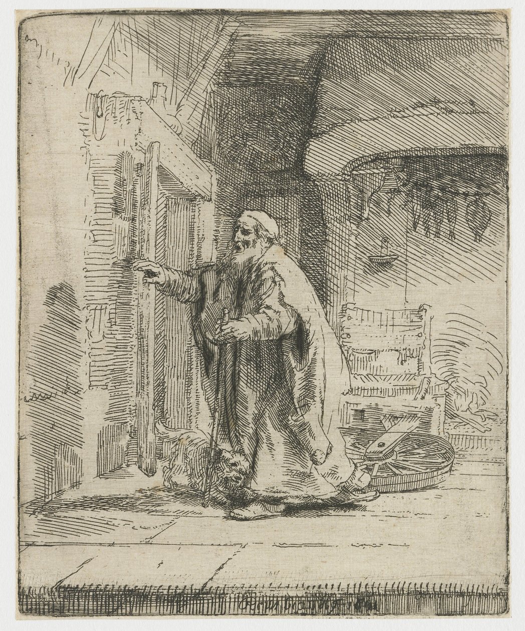 La cecità di Tobia: la lastra più grande da Rembrandt van Rijn