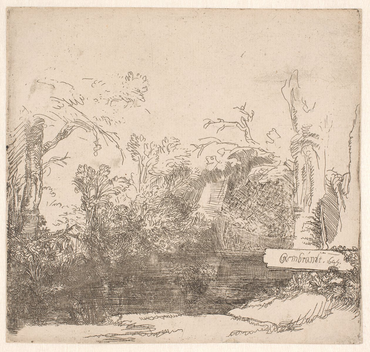 La rimessa per le barche da Rembrandt van Rijn