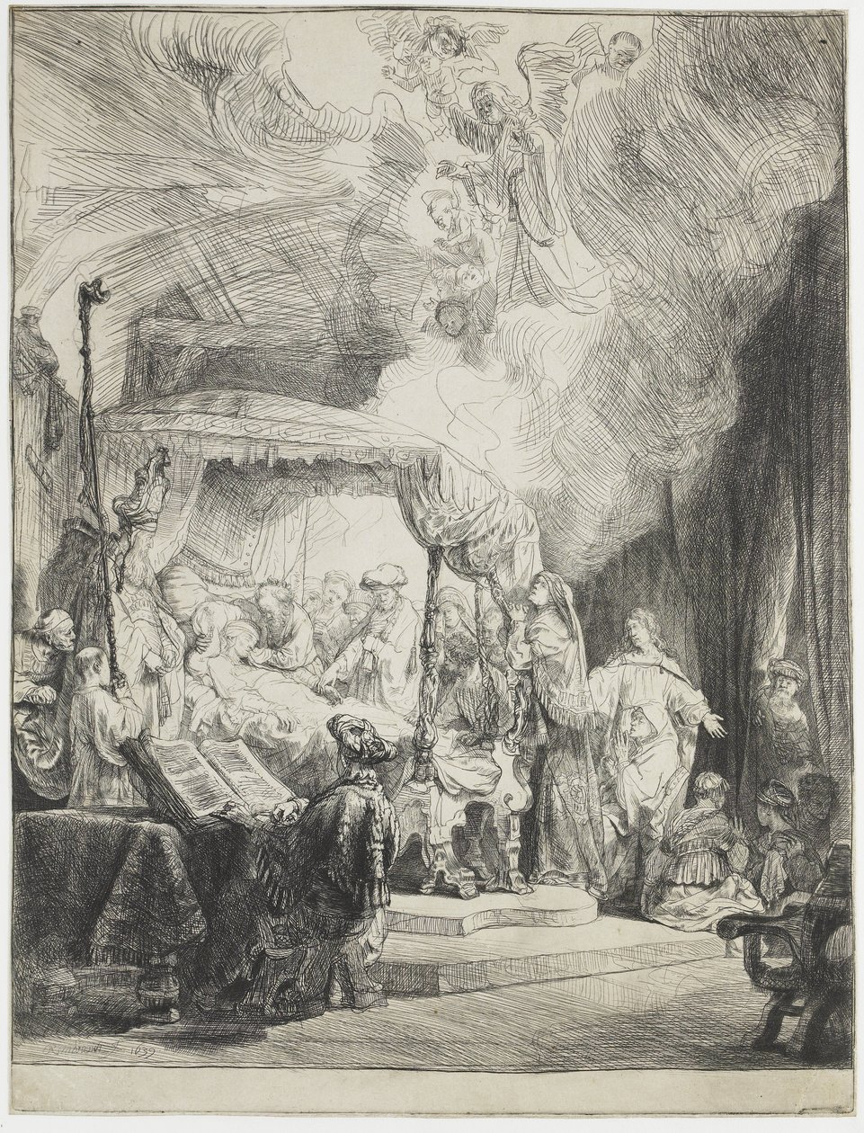 La morte della Vergine da Rembrandt van Rijn