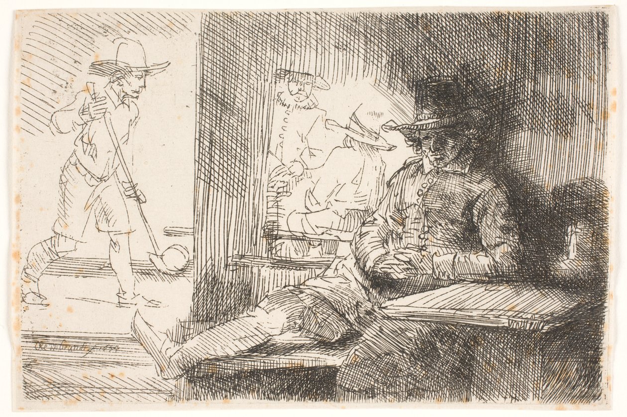 Il giocatore di golf da Rembrandt van Rijn