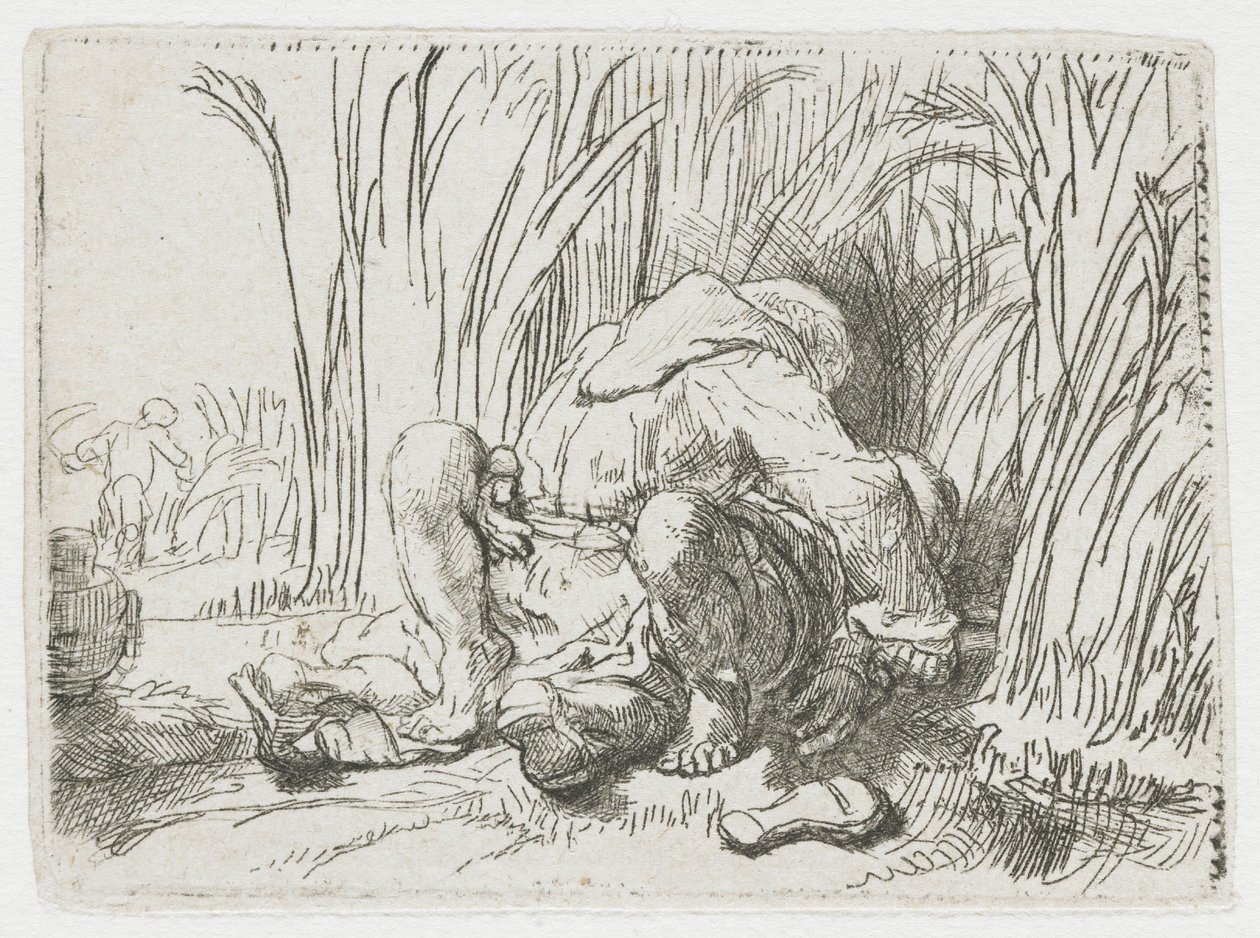 Il monaco nel campo di grano da Rembrandt van Rijn