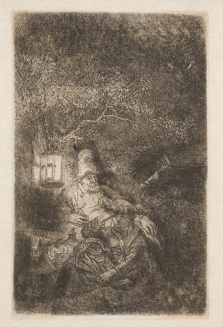 Il resto del volo: un brano notturno da Rembrandt van Rijn