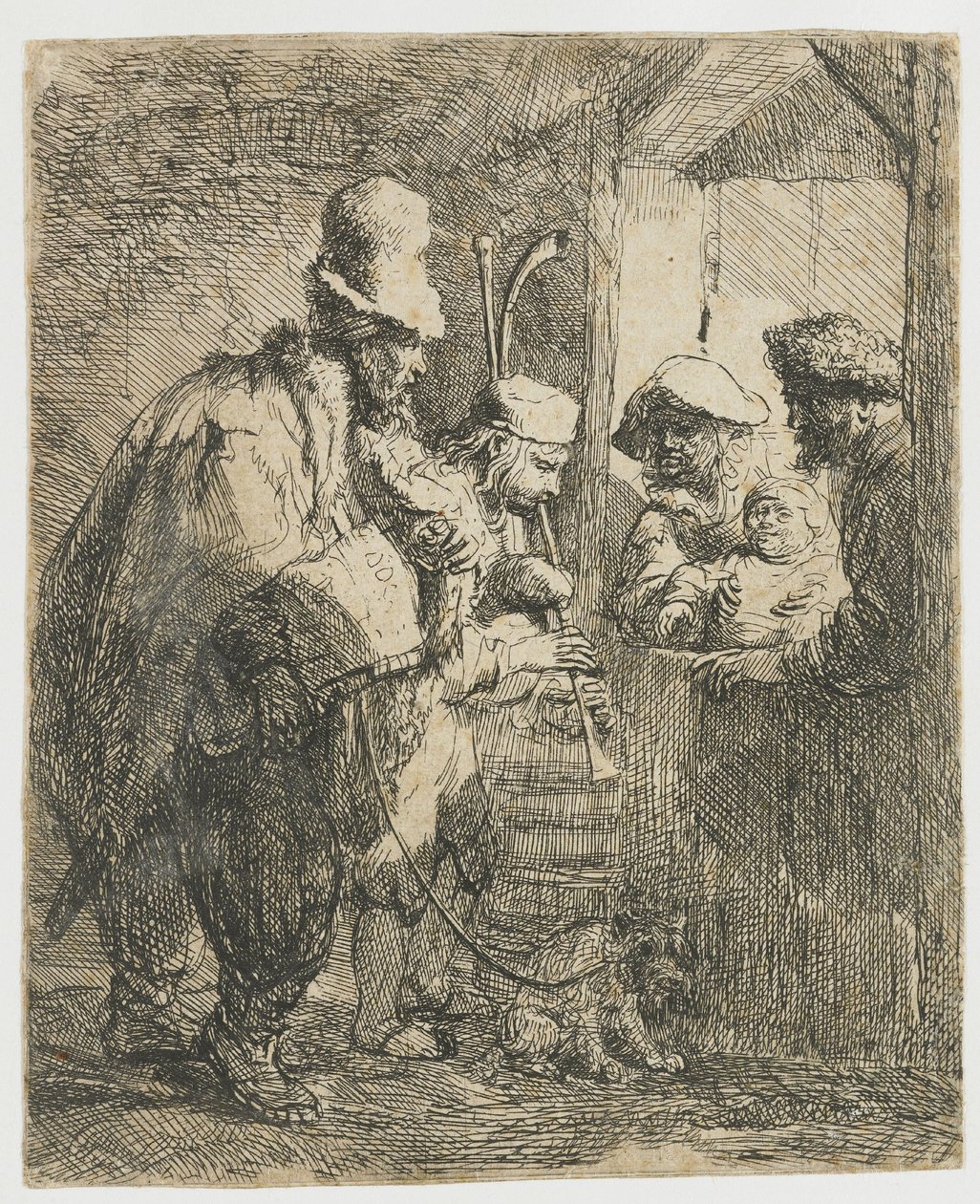 I musicisti ambulanti da Rembrandt van Rijn
