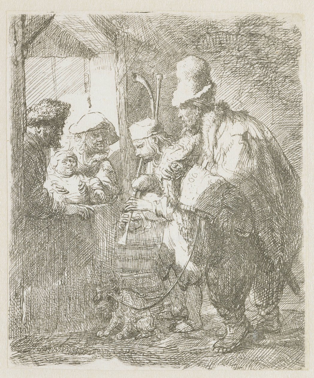 I musicisti ambulanti da Rembrandt van Rijn