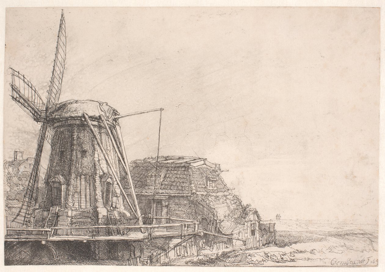 Il mulino a vento von Rembrandt van Rijn