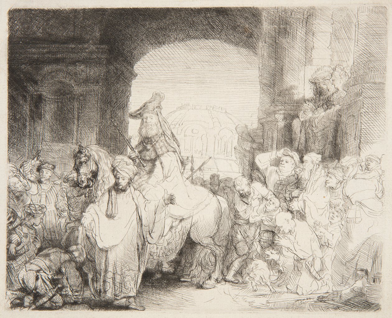 Trionfo di Mardocheo da Rembrandt van Rijn
