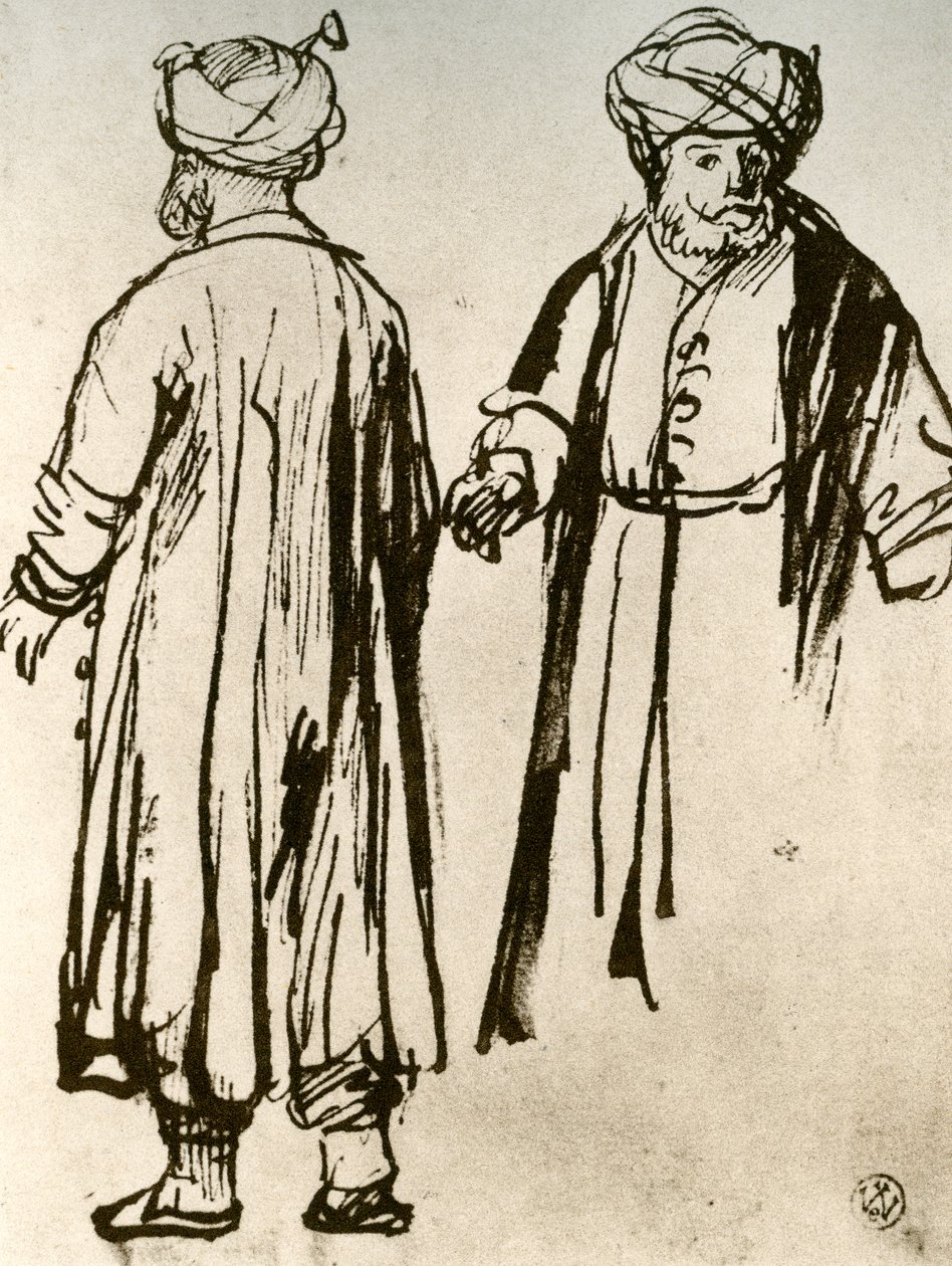 Due turchi che camminano, 1913 da Rembrandt van Rijn