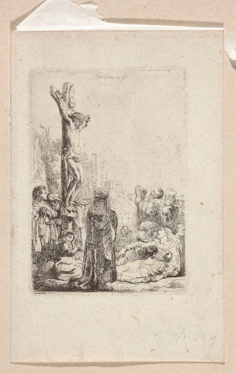 La Crocifissione (Piccolo disco) da Rembrandt van Rijn