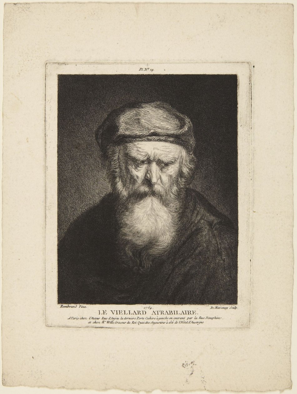 Vecchio atrabiliare da Rembrandt van Rijn