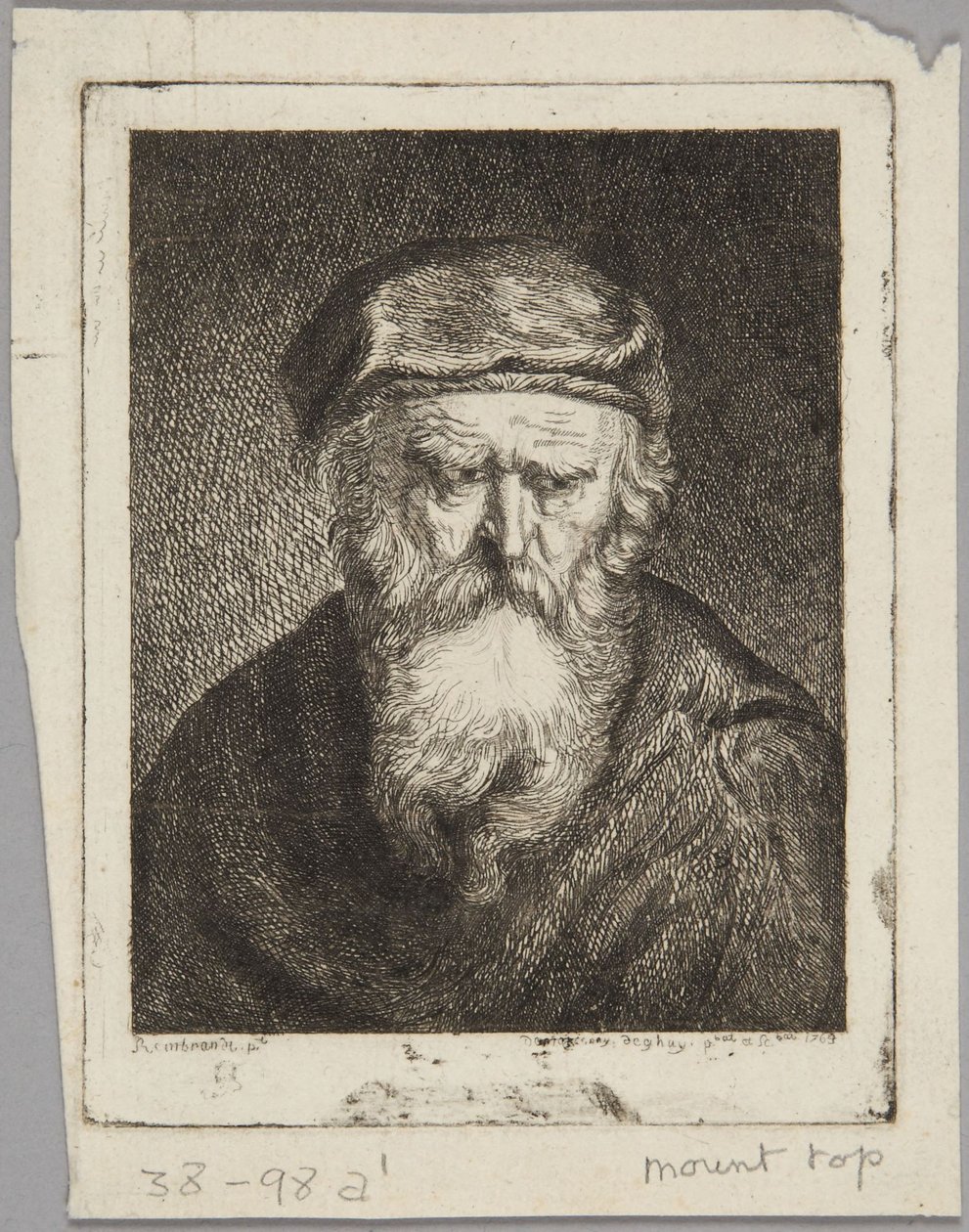 Vecchio malinconico da Rembrandt van Rijn