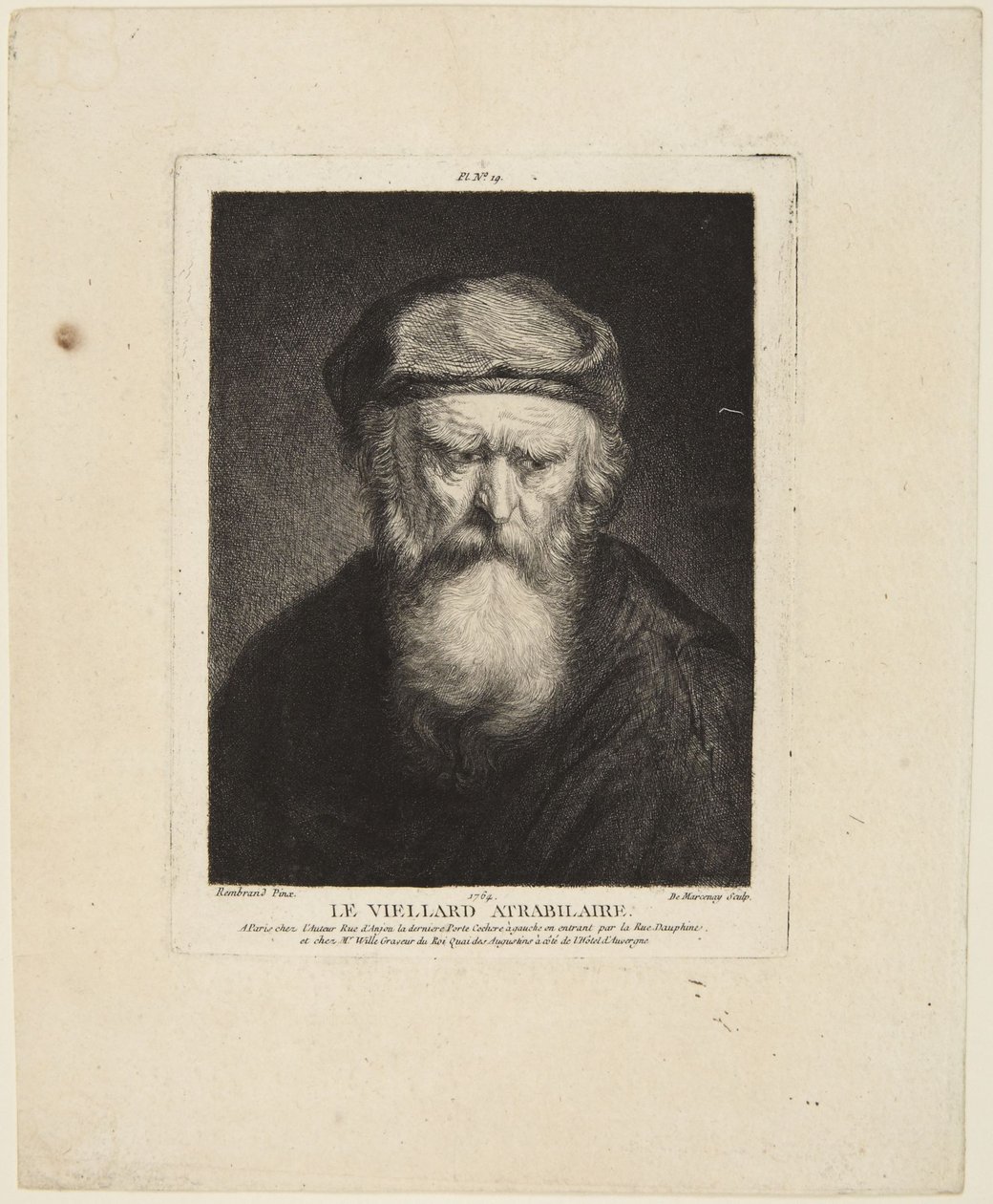 Vecchio burbero da Rembrandt van Rijn