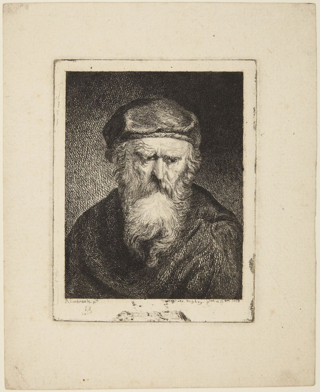Vecchio atrabiliare da Rembrandt van Rijn