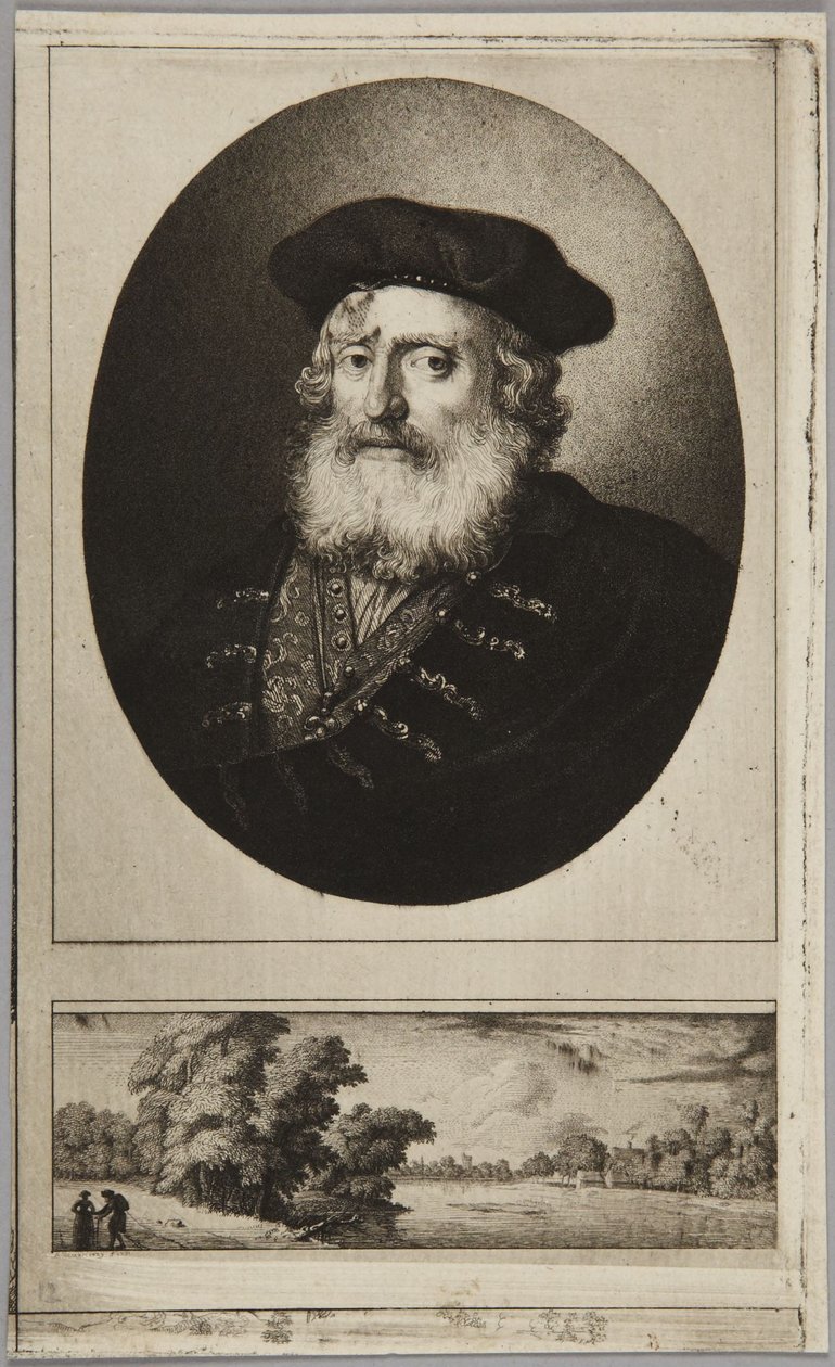 Vecchio con berretto da Rembrandt van Rijn