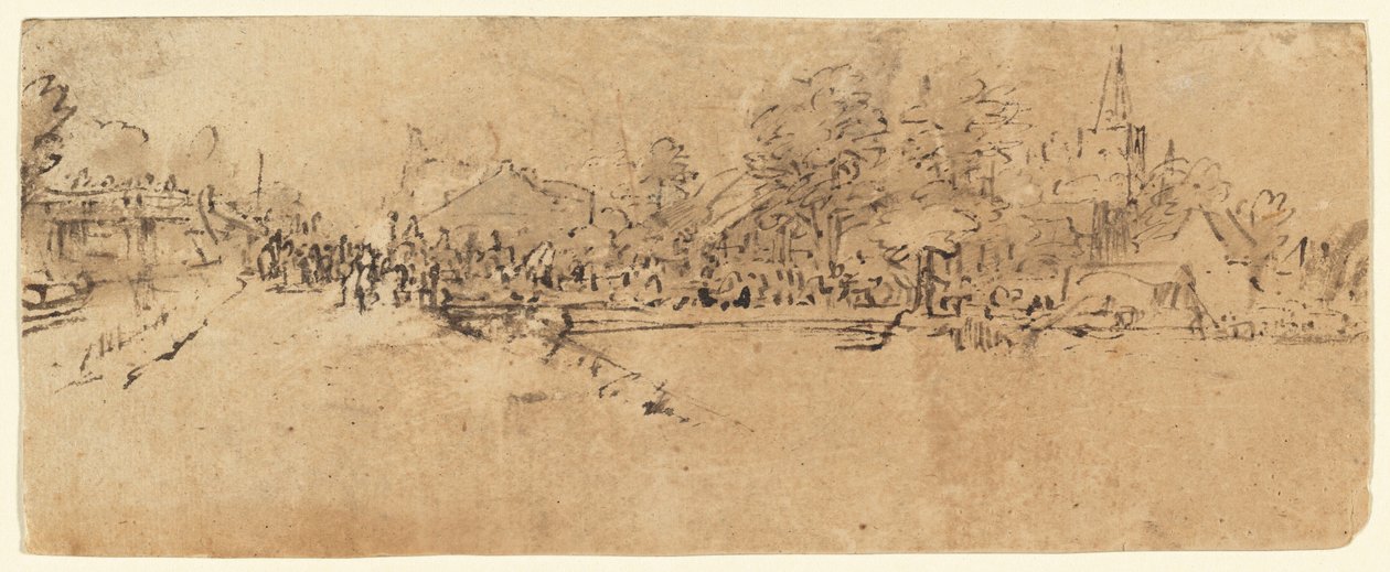 Veduta di Diemen da Rembrandt van Rijn