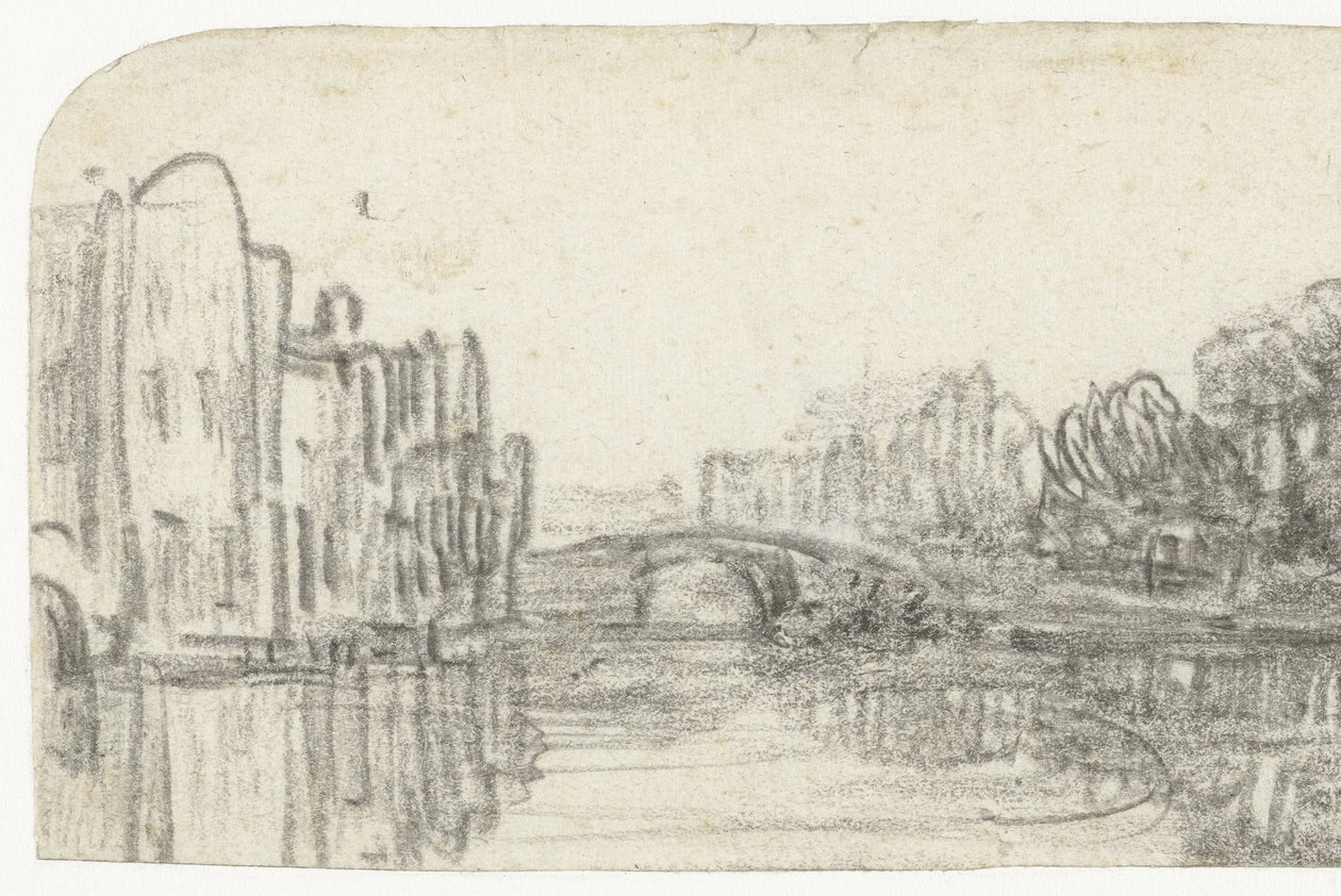 Veduta del Nieuwezijds Voorburgwal da Rembrandt van Rijn