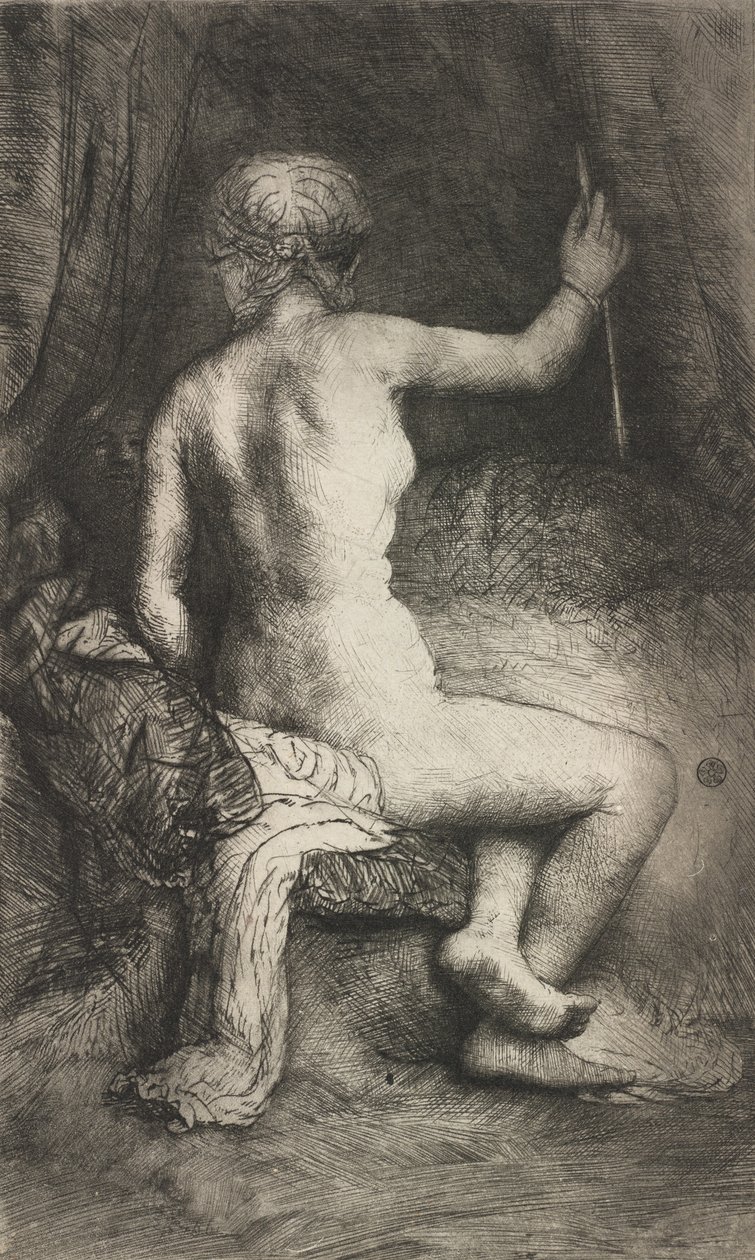 Donna con la freccia, 1661 da Rembrandt van Rijn