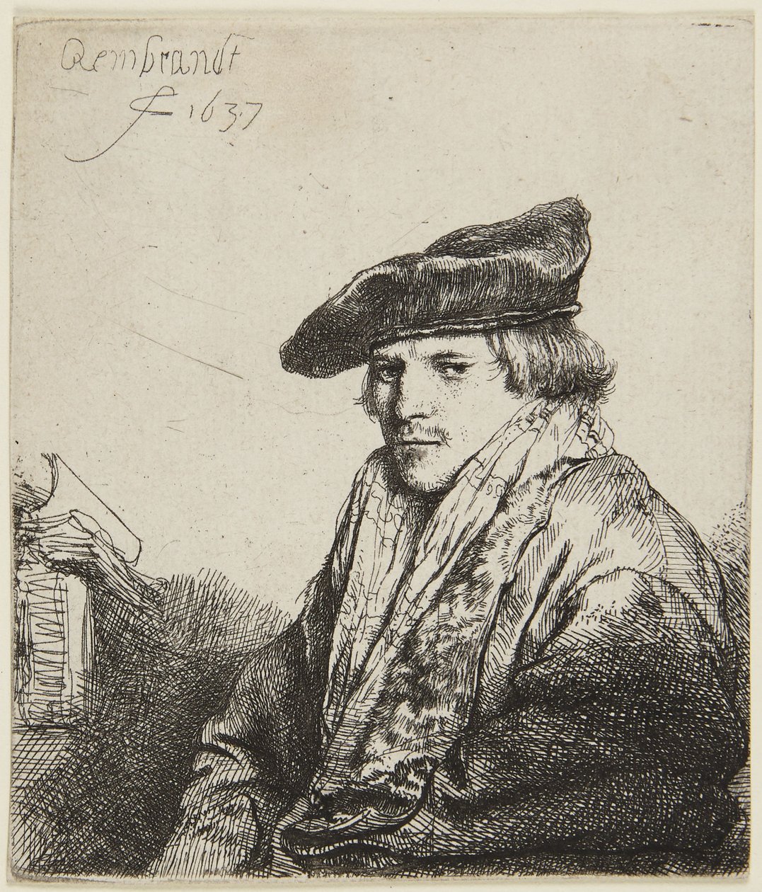 Ragazzo con il berretto da Rembrandt van Rijn