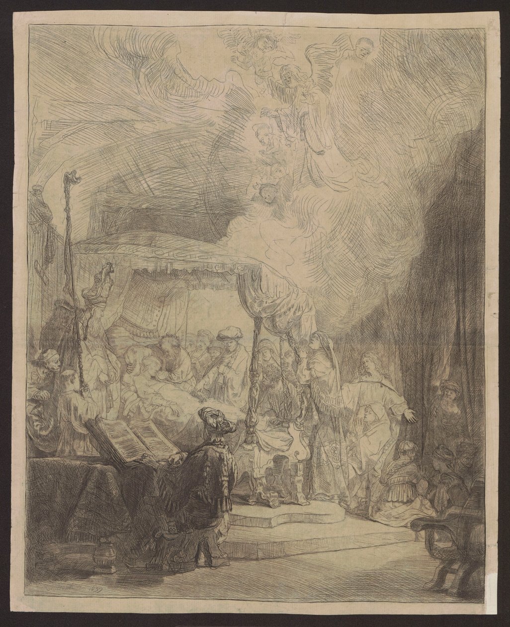 La Dormizione della Beata Vergine Maria da Rembrandt van Rijn