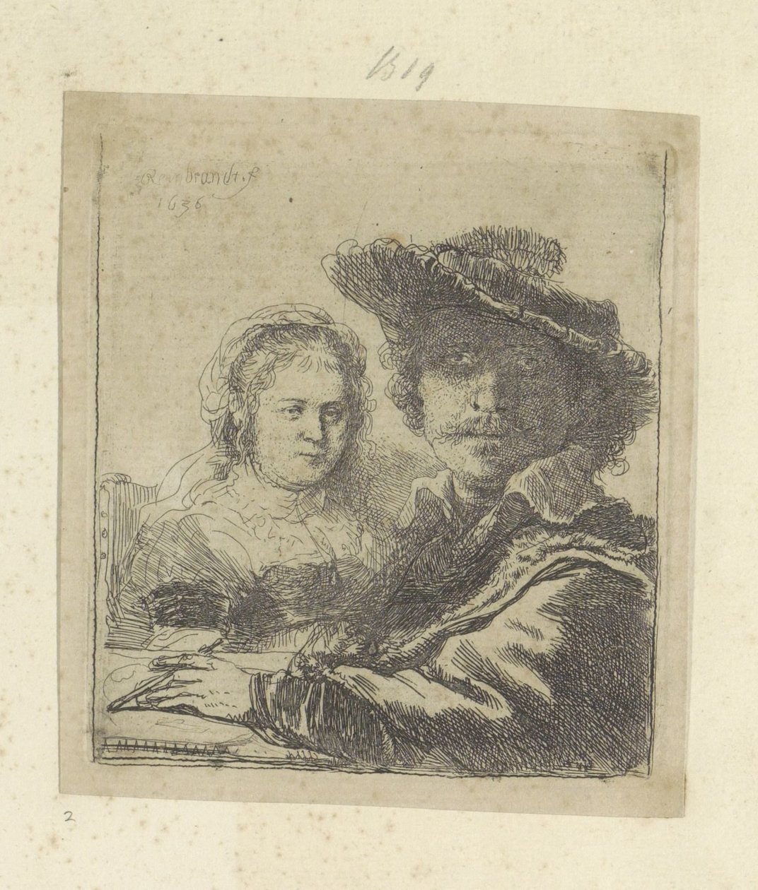 Autoritratto con Saskia da Rembrandt van Rijn