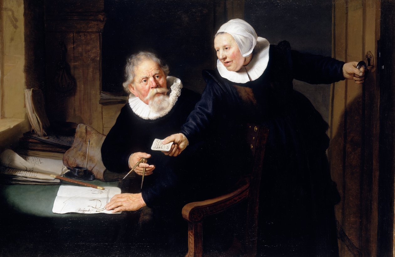 Il costruttore di navi e sua moglie da Rembrandt van Rijn