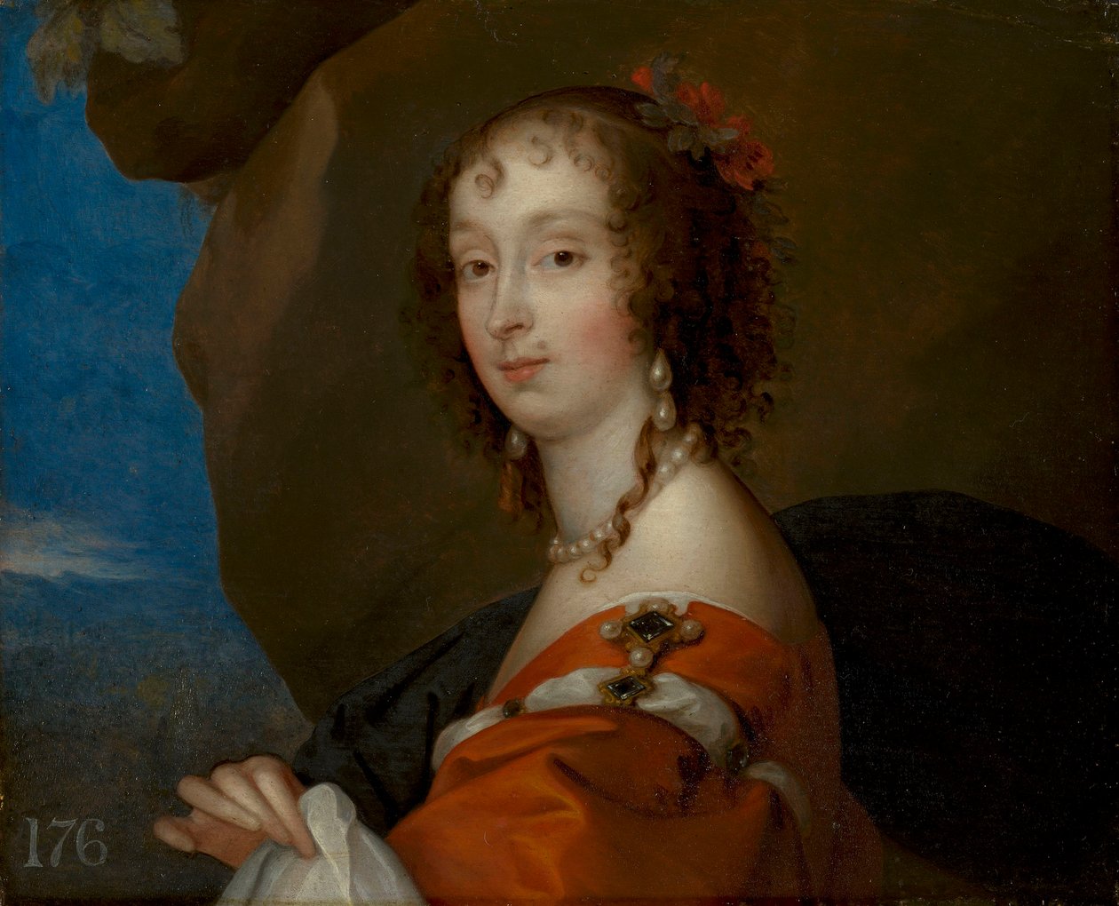Diana Russell, contessa di Bradford (1624-95) da Remigius van Leemput