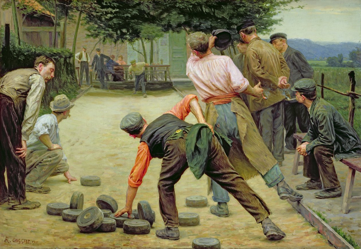 Una partita di Bourles nelle Fiandre, 1911 da Remy Cogghe