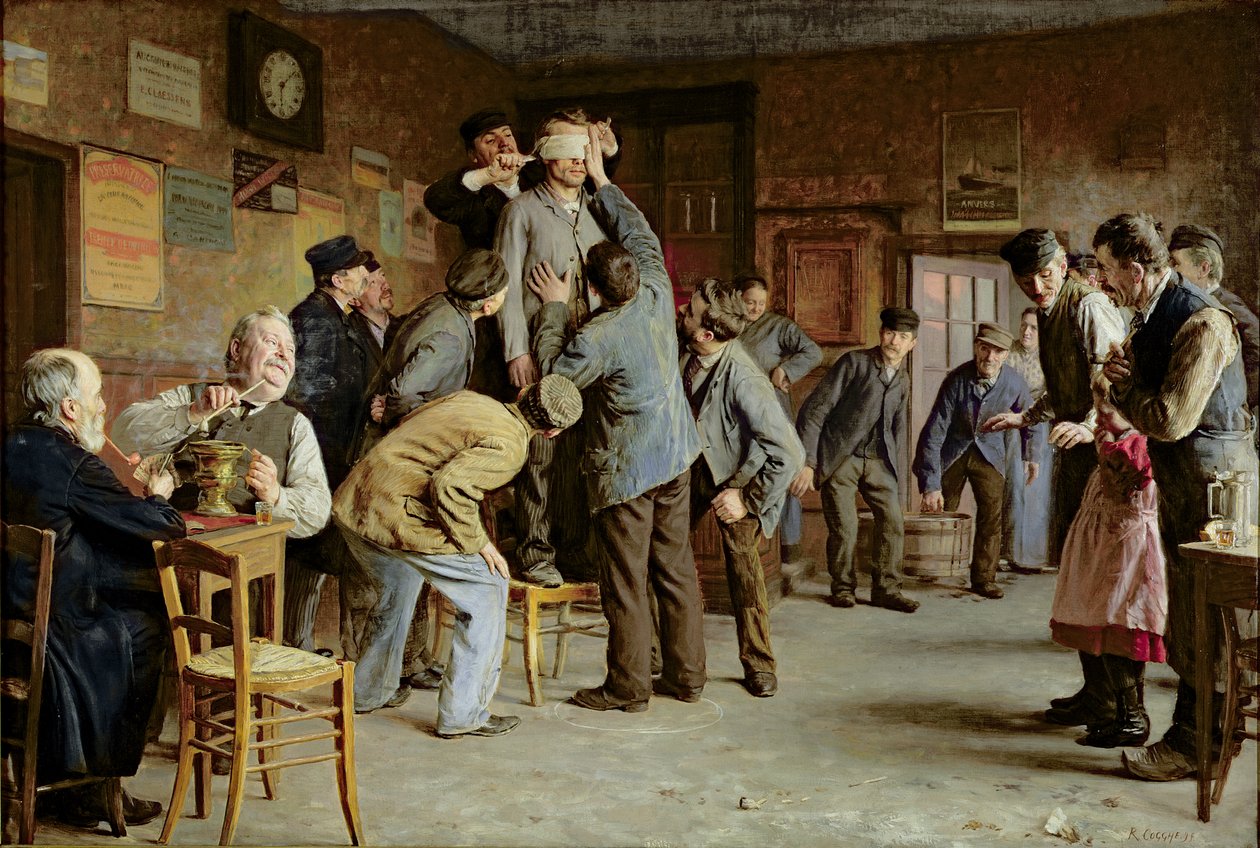 Le Bain de Pieds Inattendu, 1895 da Remy Cogghe