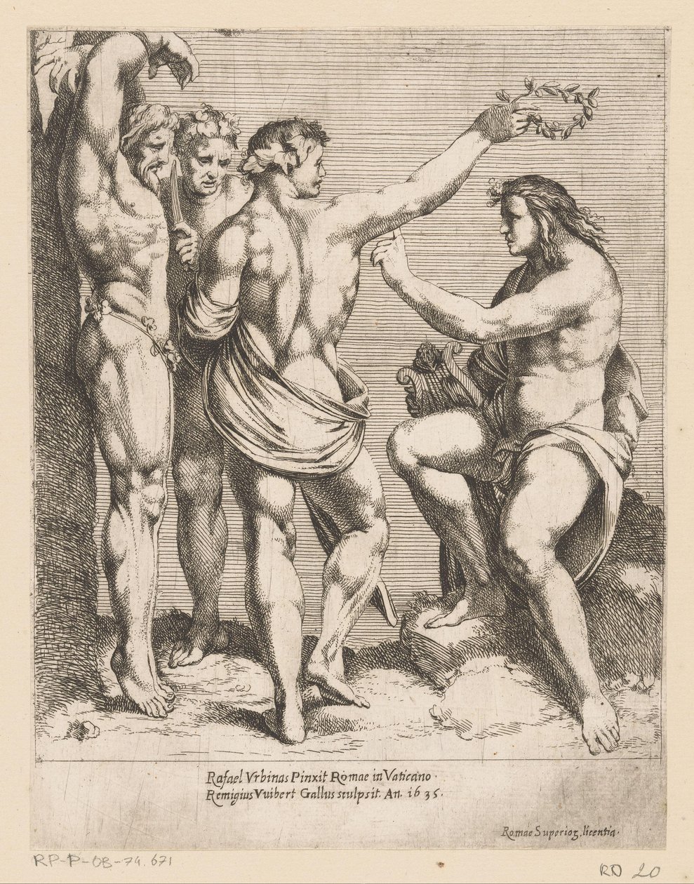 Apollo e Marsia da Remy Vuibert