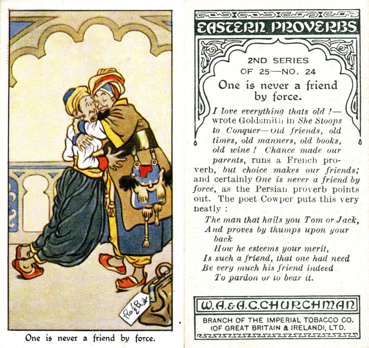 Non si è mai amici per forza, 1932 da René Bull