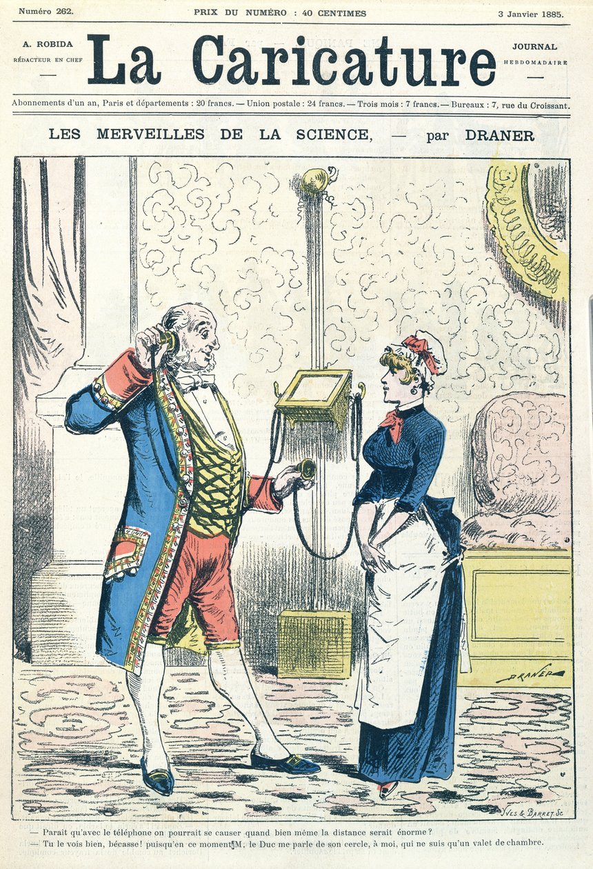 Il telefono, illustrazione da 