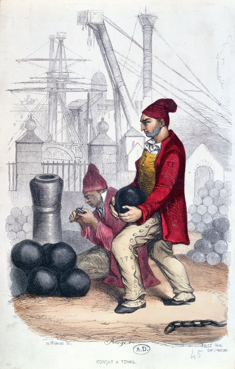 Detenuto, c.1840 da Rene Demoraine