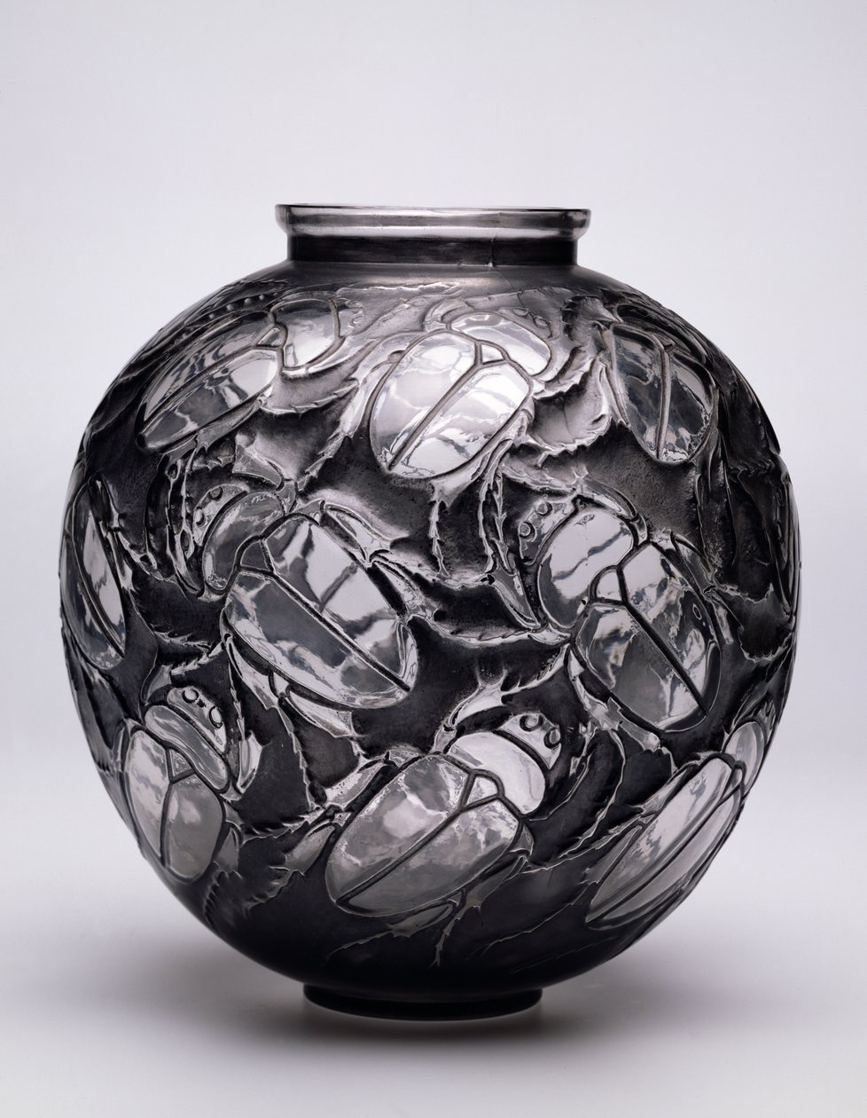 Grande vaso di scarabei, 1923 da Rene Jules Lalique