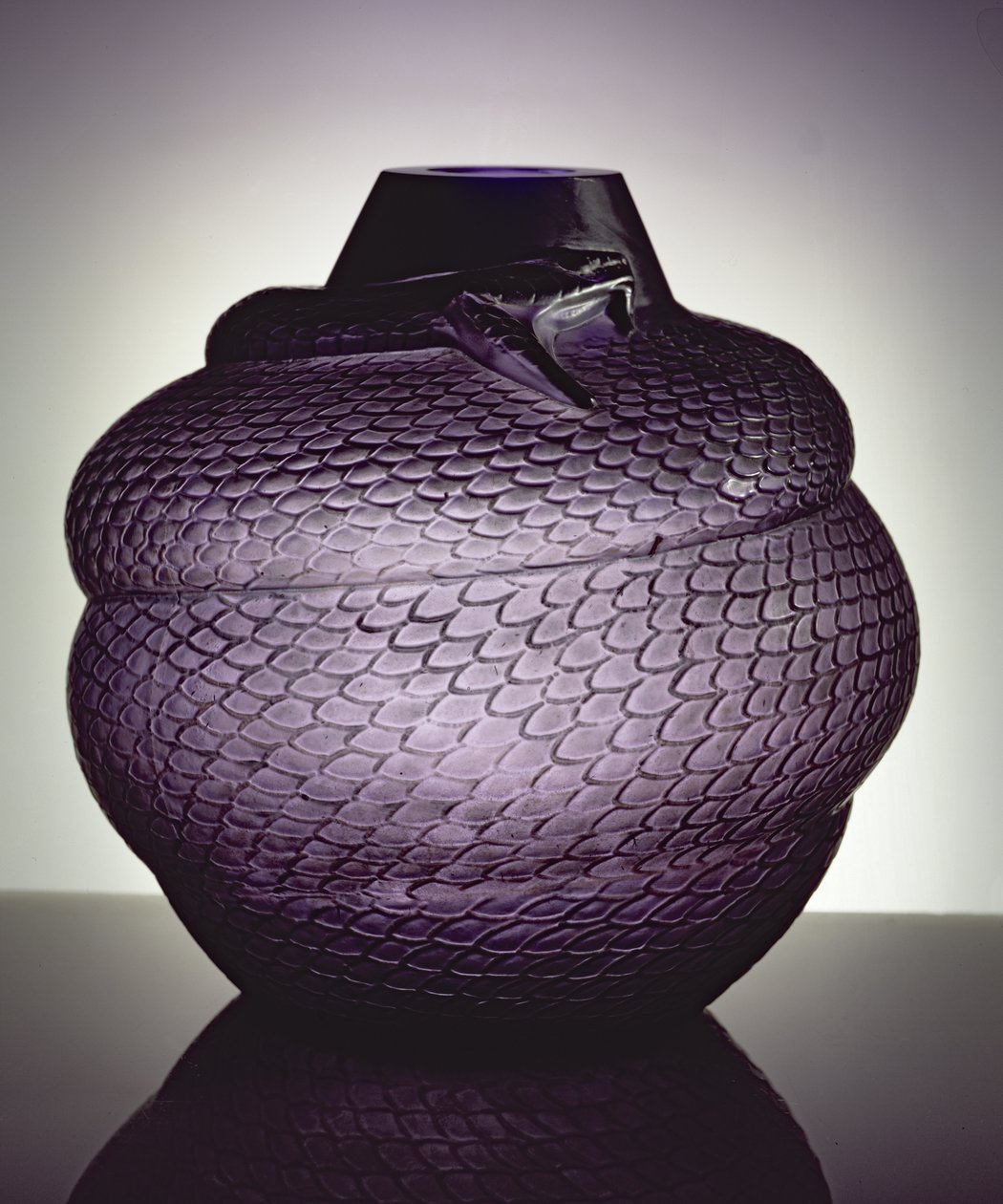 Vaso serpente, 1924 da Rene Jules Lalique