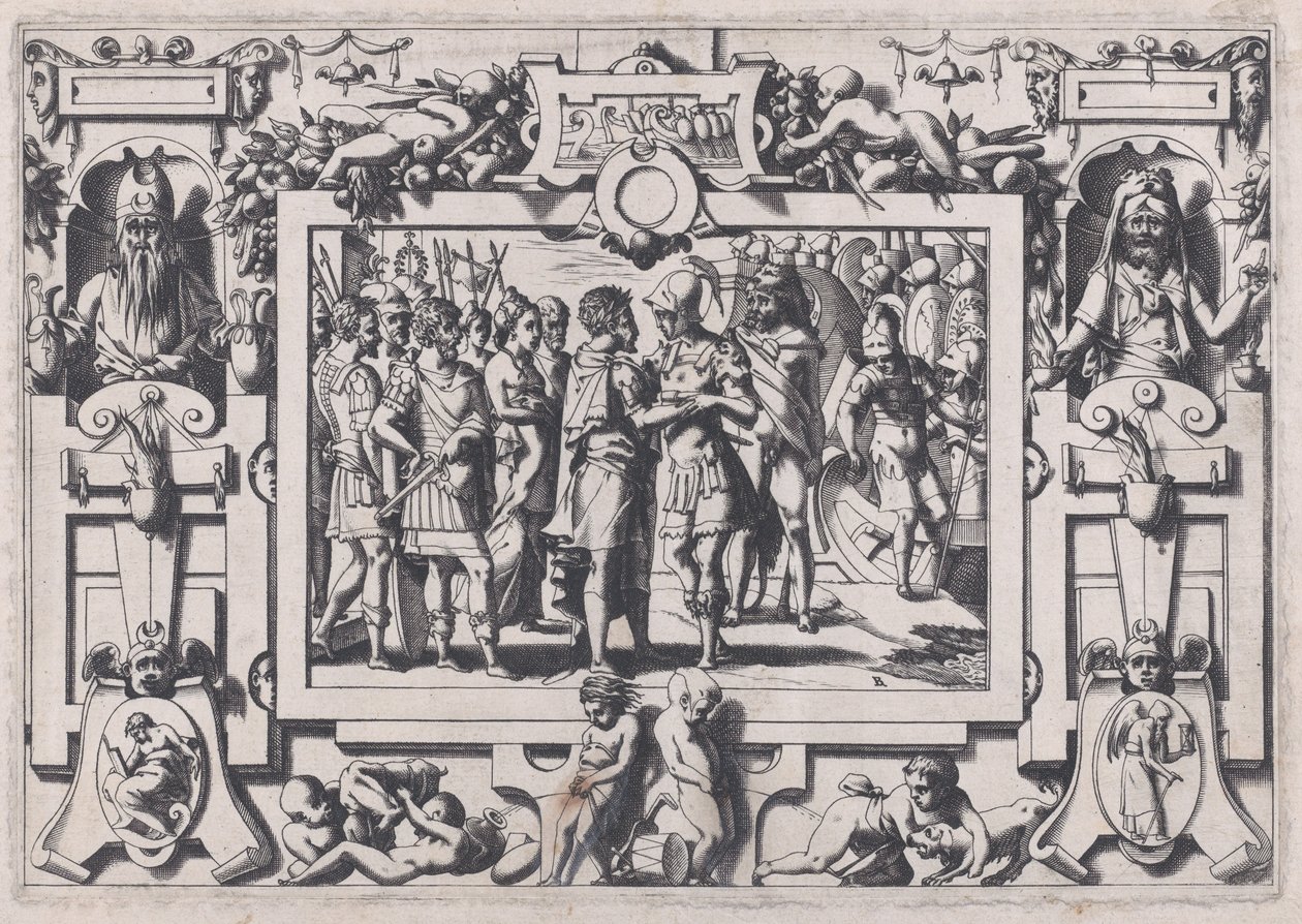 Giasone arriva a Colchide da Rene Boyvin