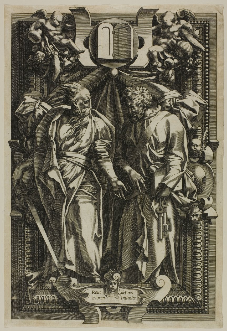 San Paolo e San Pietro da Rene Boyvin