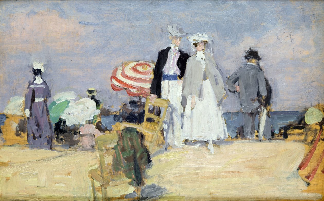 La Spiaggia con Alta Marea da René François Xavier Prinet