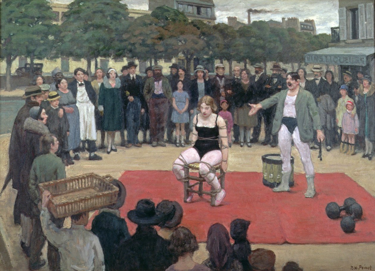 Gli artisti itineranti, c.1928-30 da René François Xavier Prinet