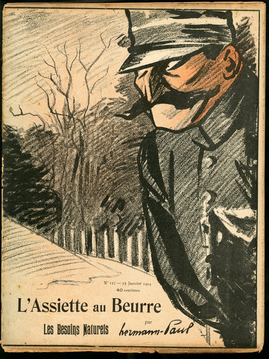 Il Piatto di Burro, numero 147, Satirico a Colori da Rene George Hermann Paul