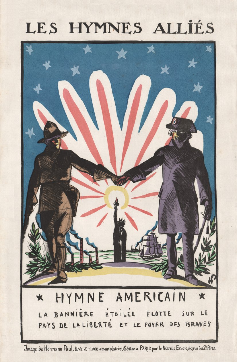 Gli inni alleati, 1917 da Rene George Hermann Paul