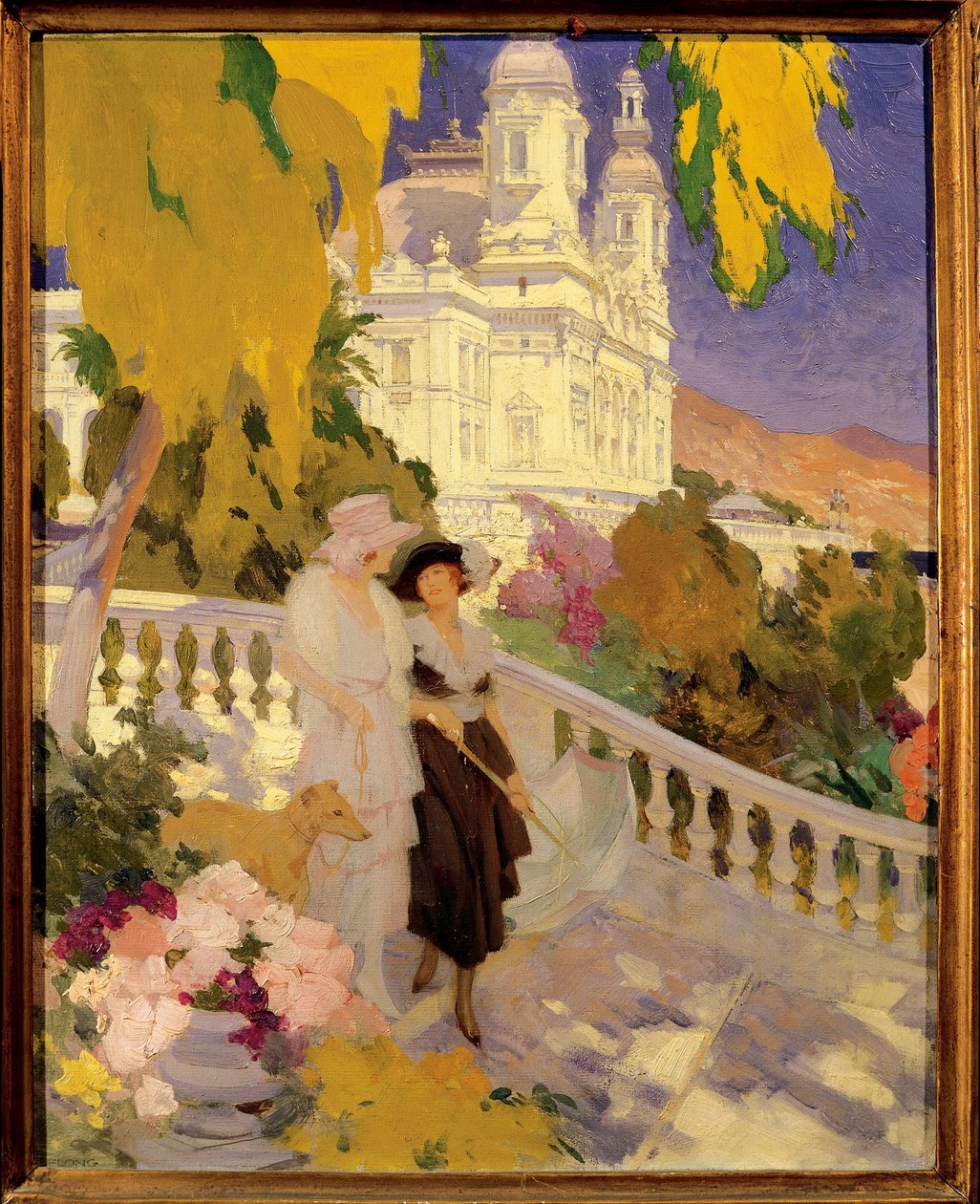 Passeggiata sulla terrazza del Casinò di Montecarlo da Rene Lelong