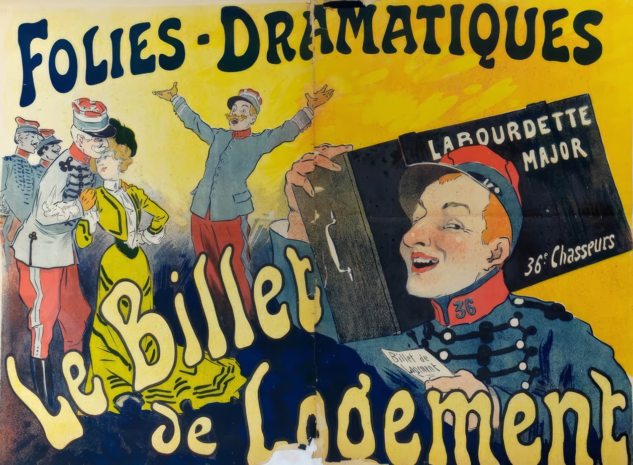 Il biglietto di alloggio da Rene Pean