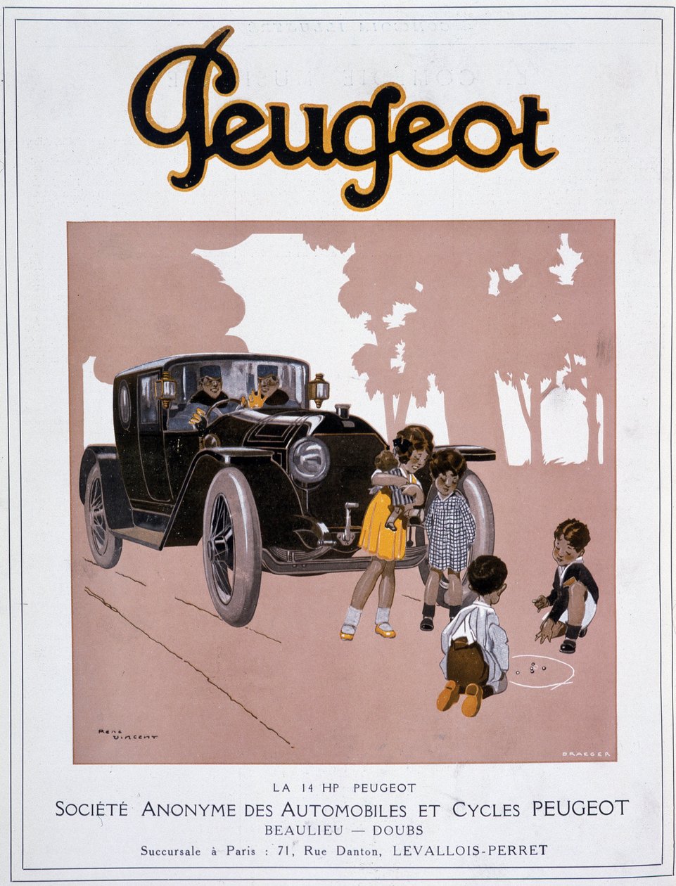 Pubblicità della Peugeot 