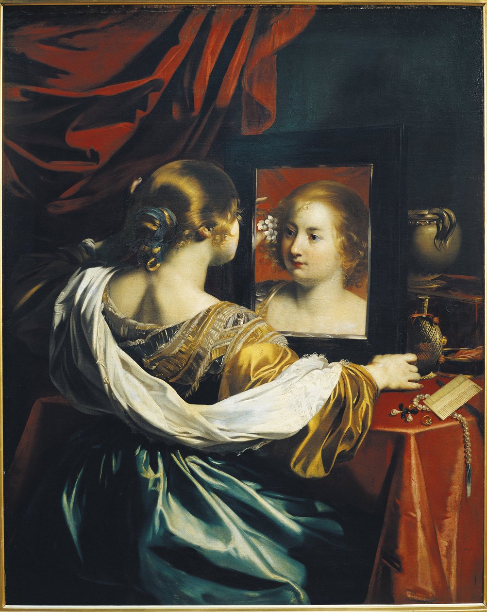 Vanità o Giovane donna alla sua toilette da Renieri