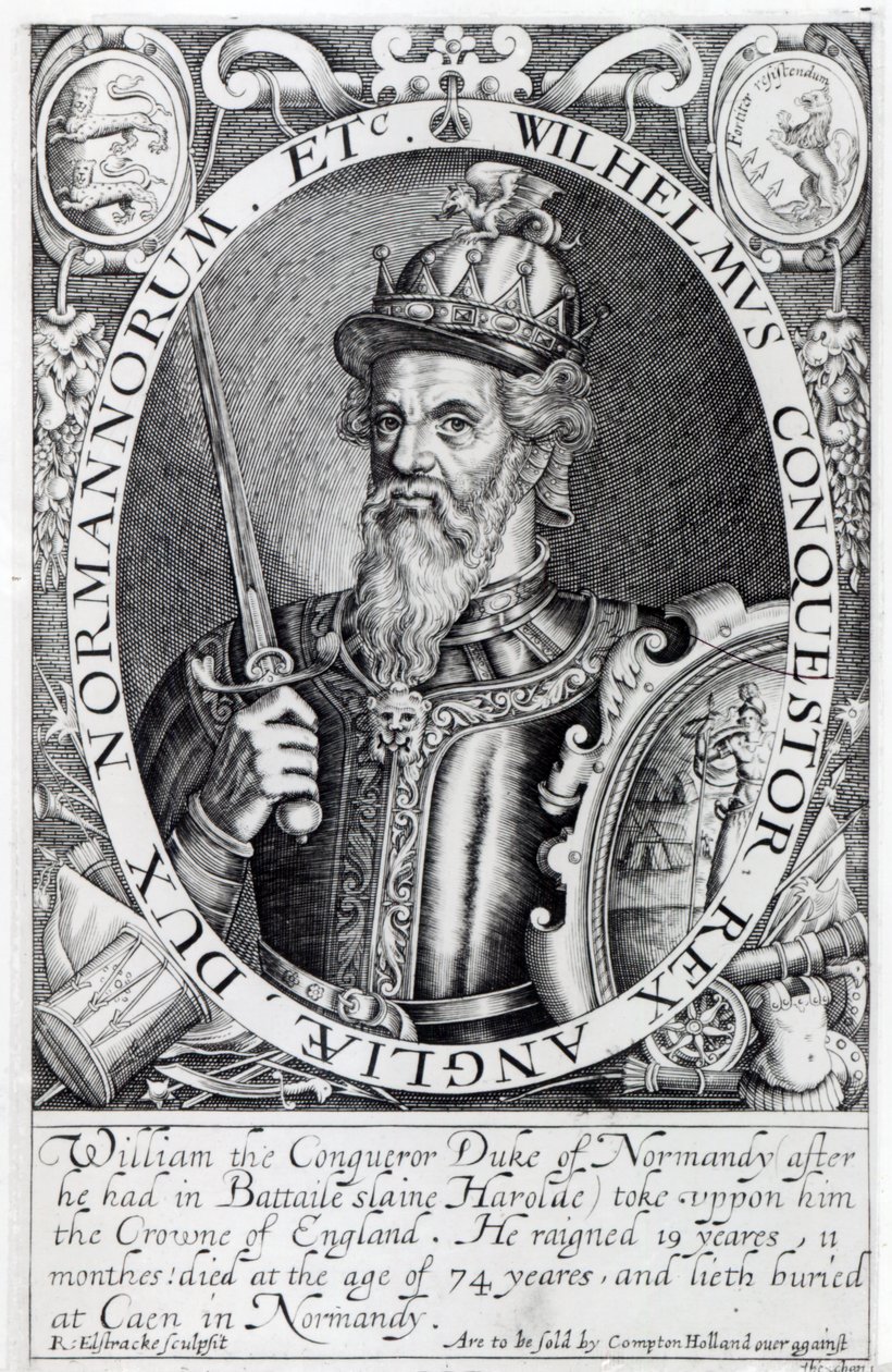 Guglielmo il Conquistatore, 1618 da Renold Elstrack