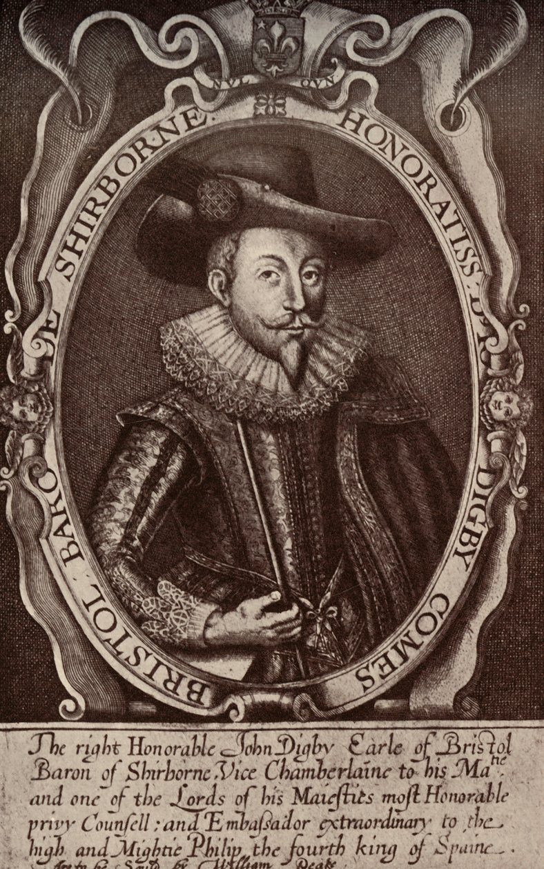 John Digby, Primo Conte di Bristol, inizi del XVII secolo da Renold Elstrack