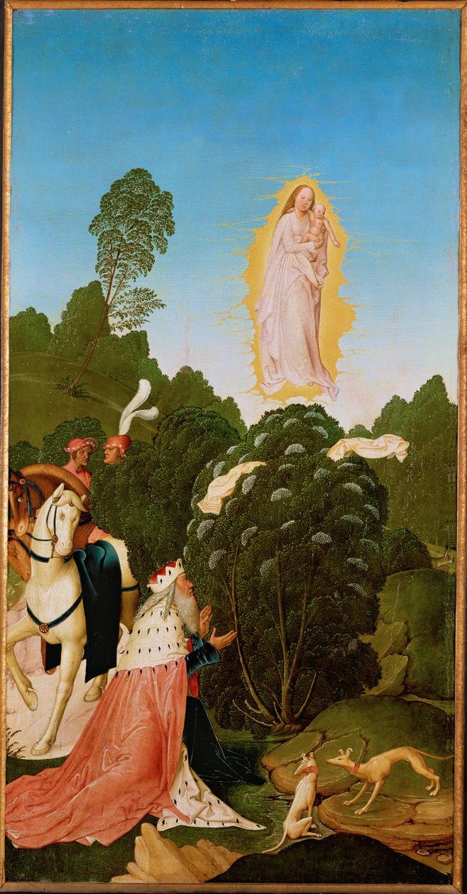 Il ritrovamento del velo (dipinto) da Reuland the Elder Frueauf