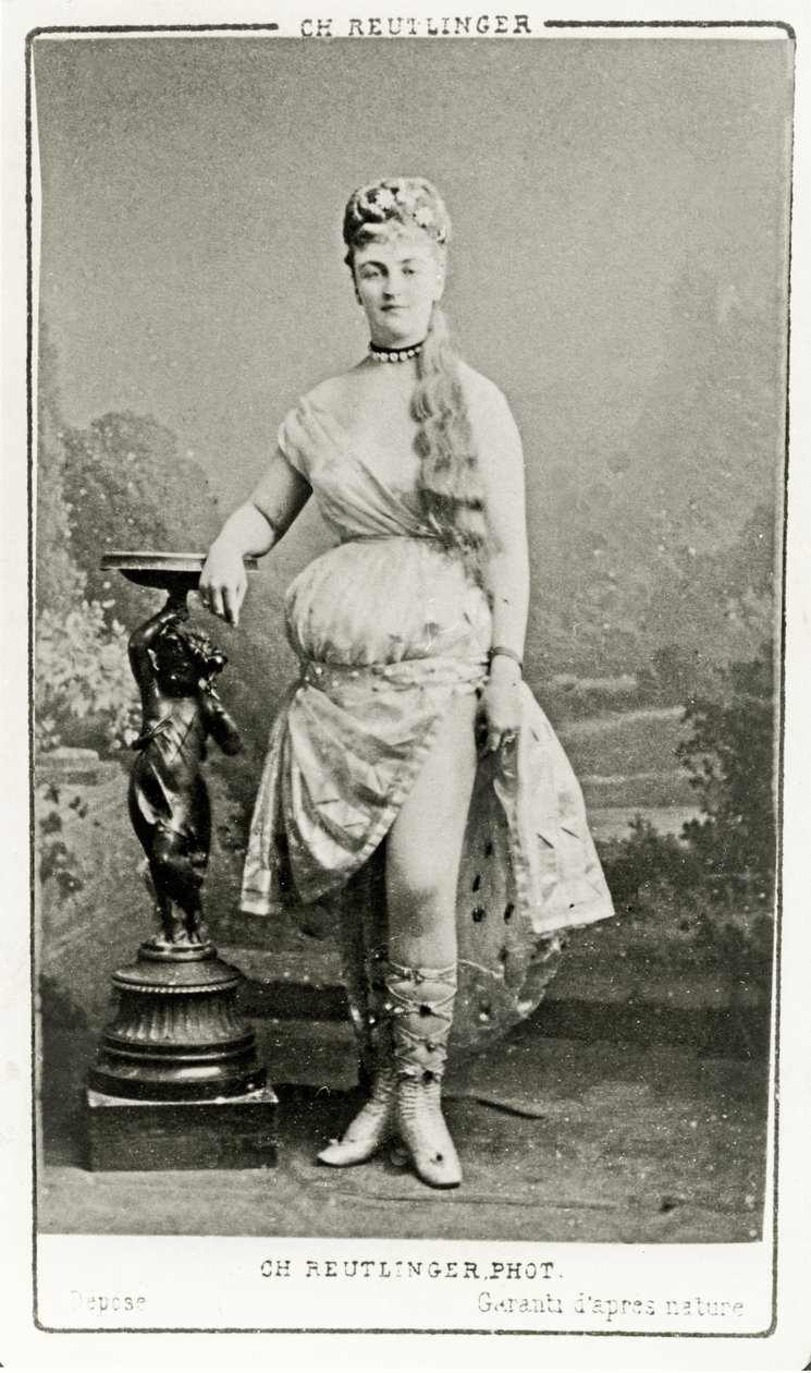 Méry Laurent sul palco, c.1888-89 da Reutlinger Studio
