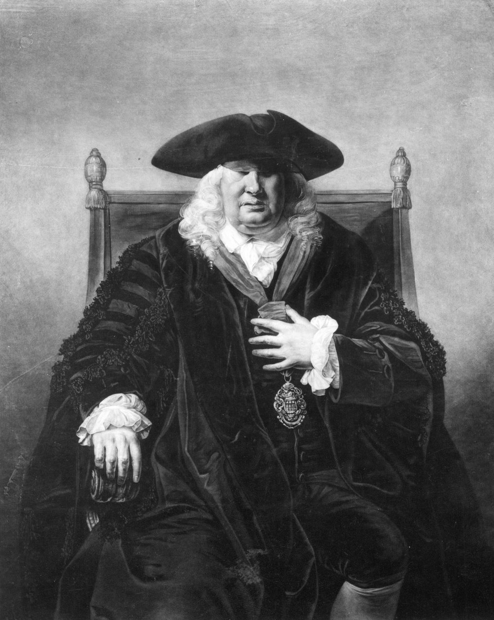 Sir John Fielding, inciso da William Dickinson, 1778 da Rev. Matthew William Peters