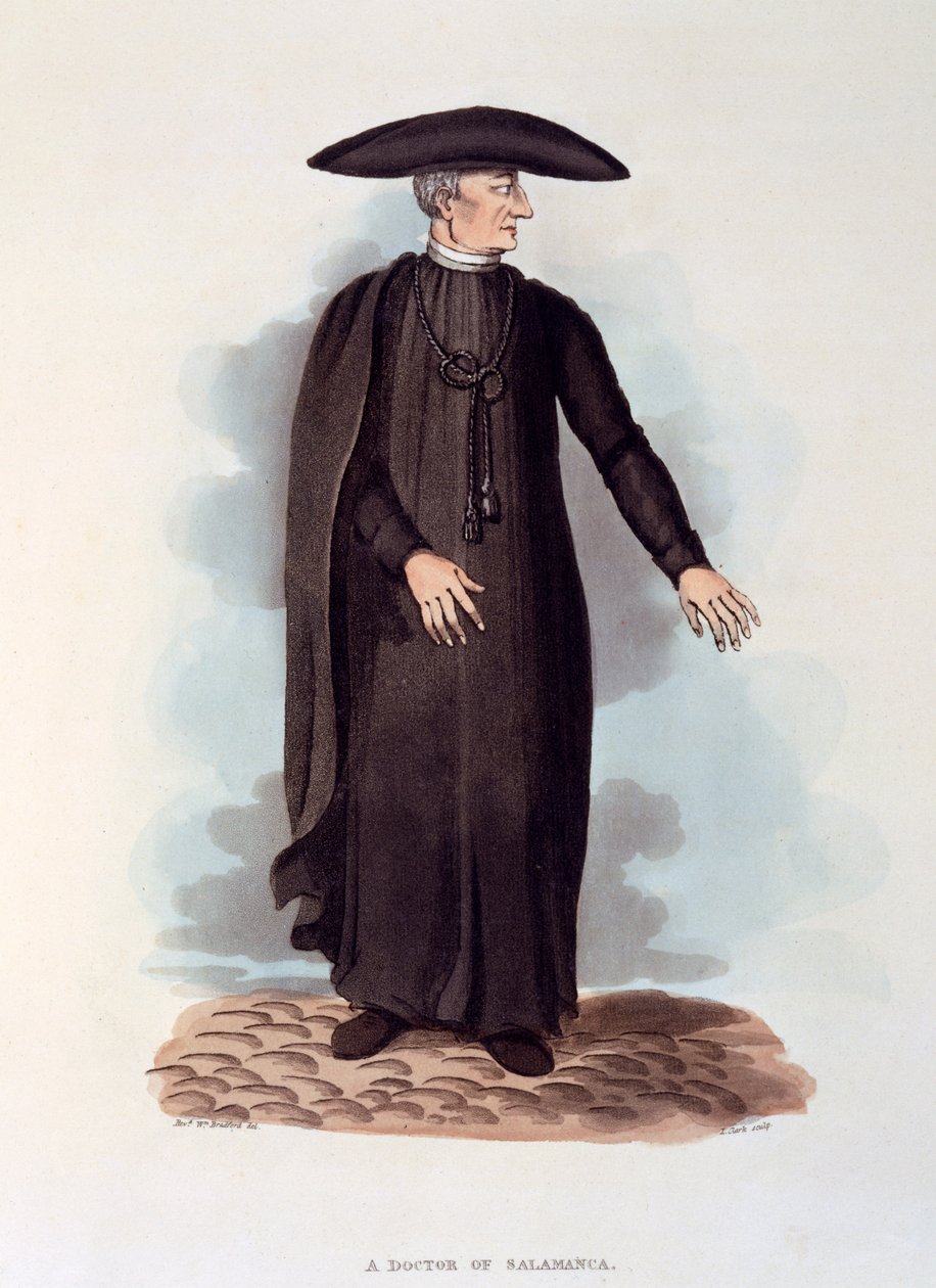 Un dottore di Salamanca, illustrazione da 